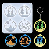Christmas Epoxy Resin Pendant Silicone Mould