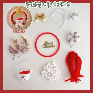 Christmas Keychain Light Window Santa Decorations Pendant
