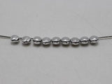 200 Silver-plate Aluminum Jingle Bells 6mm DIY Craft
