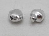 200 Silver-plate Aluminum Jingle Bells 6mm DIY Craft