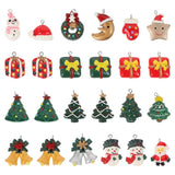 24 Pcs Resin Christmas Baubles Earrings Making Charms