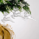 Key Elk Snowflake Pendant Christmas Ornaments Tree Decorations