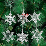 Key Elk Snowflake Pendant Christmas Ornaments Tree Decorations