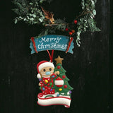Santa Claus with Mask Family Name Ornament Gift