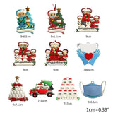 Santa Claus with Mask Family Name Ornament Gift
