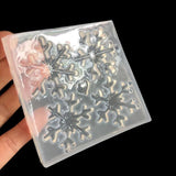 Christmas Snowflake Charms Resin Molds for DIY Hair Accessories