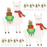 10 Pcs Alpaca Charms DIY Earrings Christmas Accessories Acrylic Necklace