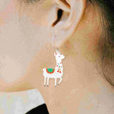 10 Pcs Alpaca Charms DIY Earrings Christmas Accessories Acrylic Necklace