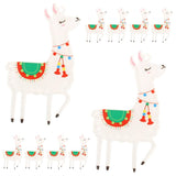 10 Pcs Alpaca Charms DIY Earrings Christmas Accessories Acrylic Necklace