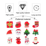 30 Pcs Fridge Magnet Kids Craft Decorations DIY Charm Christmas Plastic