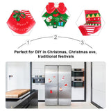 30 Pcs Fridge Magnet Kids Craft Decorations DIY Charm Christmas Plastic
