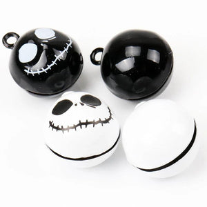 Blak Iron Loose Cartoon Jingle Bells Christmas Decoration Pendants DIY Crafts