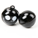 Blak Iron Loose Cartoon Jingle Bells Christmas Decoration Pendants DIY Crafts