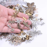 Dragonfly Charms Metal Pendant DIY Necklaces Insect Animal Retro Pack