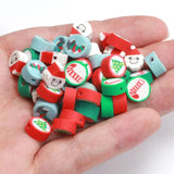 20-100pcs Christmas Clay Spacer Beads for Jewelry Making DIY Bracelet