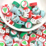 20-100pcs Christmas Clay Spacer Beads for Jewelry Making DIY Bracelet