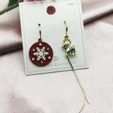 10pcs Enamel Christmas Charms Pendants for Bracelet Party Metal Craft