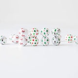 16mm Christmas Snowman Elk Tree Bells Wooden Beads DIY Party Decoration