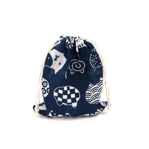 5PCS 14x16cm Cotton Bag Jewelry Organizer Drawstring Sachets