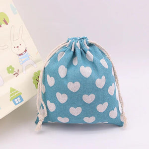 5PCS 14x16cm Cotton Bag Jewelry Organizer Drawstring Sachets