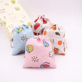 5PCS 14x16cm Cotton Bag Jewelry Organizer Drawstring Sachets