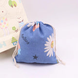 5PCS 14x16cm Cotton Bag Jewelry Organizer Drawstring Sachets