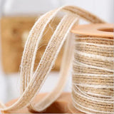 Natural Jute Rope Cord String Burlap Ribbon Crafts Sewing DIY Jute Hemp Wedding