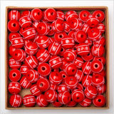 20Pcs 16MM Snowflake Star Wooden Beads DIY Christmas Decoration Toys Bracelet