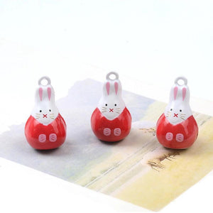 Red Rabbit Jingle Bells Loose Beads Party Decoration/DIY Crafts