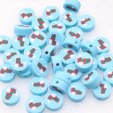 Christmas Polymer Clay Beads for Jewelry Making DIY Xmas Decoration