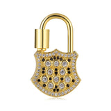 Spiral Lock Chains Pendant Punk Jewelry Making Decorative Clasps