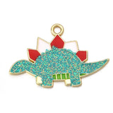 10pcs Dinosaur Charm Pendant Jewelry Making DIY Earring Bracelet Decoration