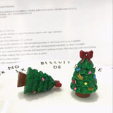 3D Resin Christmas Tree Hanging Key Chain Santa Claus Snowflakes