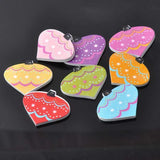 Christmas Light Wooden Charms for Home Decoration 100pcs