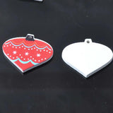 Christmas Light Wooden Charms for Home Decoration 100pcs