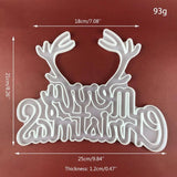 DIY Christmas Letter Wall Decoration Mold