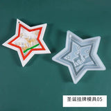 Silicone Christmas Star Charms Resin Decoration Craft Mold