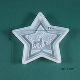 Silicone Christmas Star Charms Resin Decoration Craft Mold
