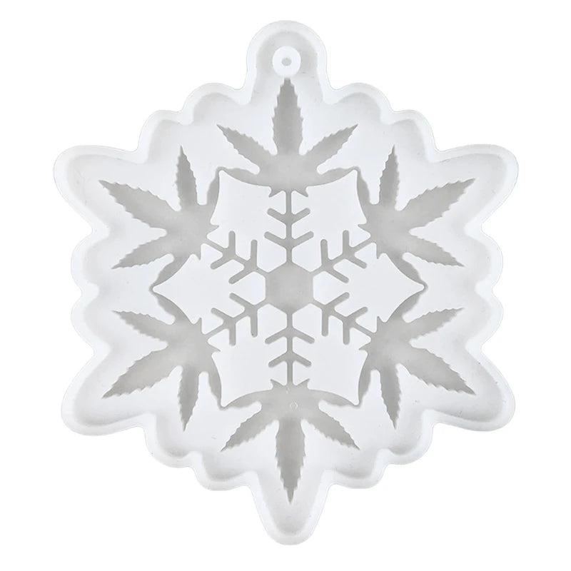 Christmas Tree Pendant Epoxy Resin Mold Xmas Party Decor Silicone Mould