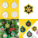 Christmas Tree Pendant Epoxy Resin Mold Xmas Party Decor Silicone Mould