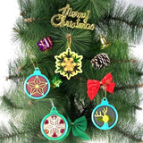 Christmas Tree Pendant Epoxy Resin Mold Xmas Party Decor Silicone Mould