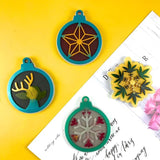 Christmas Tree Pendant Epoxy Resin Mold Xmas Party Decor Silicone Mould