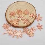 100g/Pack Christmas Snowflake Charms for Jewelry Making
