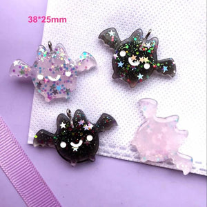 10 Resin Owl Necklace Charms DIY Decorations Pendant Key Chain Earring DIY