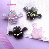 10 Resin Owl Necklace Charms DIY Decorations Pendant Key Chain Earring DIY