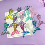 10pcs Mermaid Charms Resin Flat Back Necklace Pendant DIY Decoration
