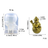 Christmas Snowman Ornament Mold for Home Decoration