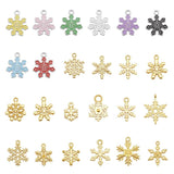 Christmas Snowflake Charms Enamel Pendant Bracelet Accessory