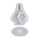 Christmas Tree Photo Frame Epoxy Resin Mold with Bracket