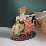 Christmas Tree Photo Frame Epoxy Resin Mold with Bracket